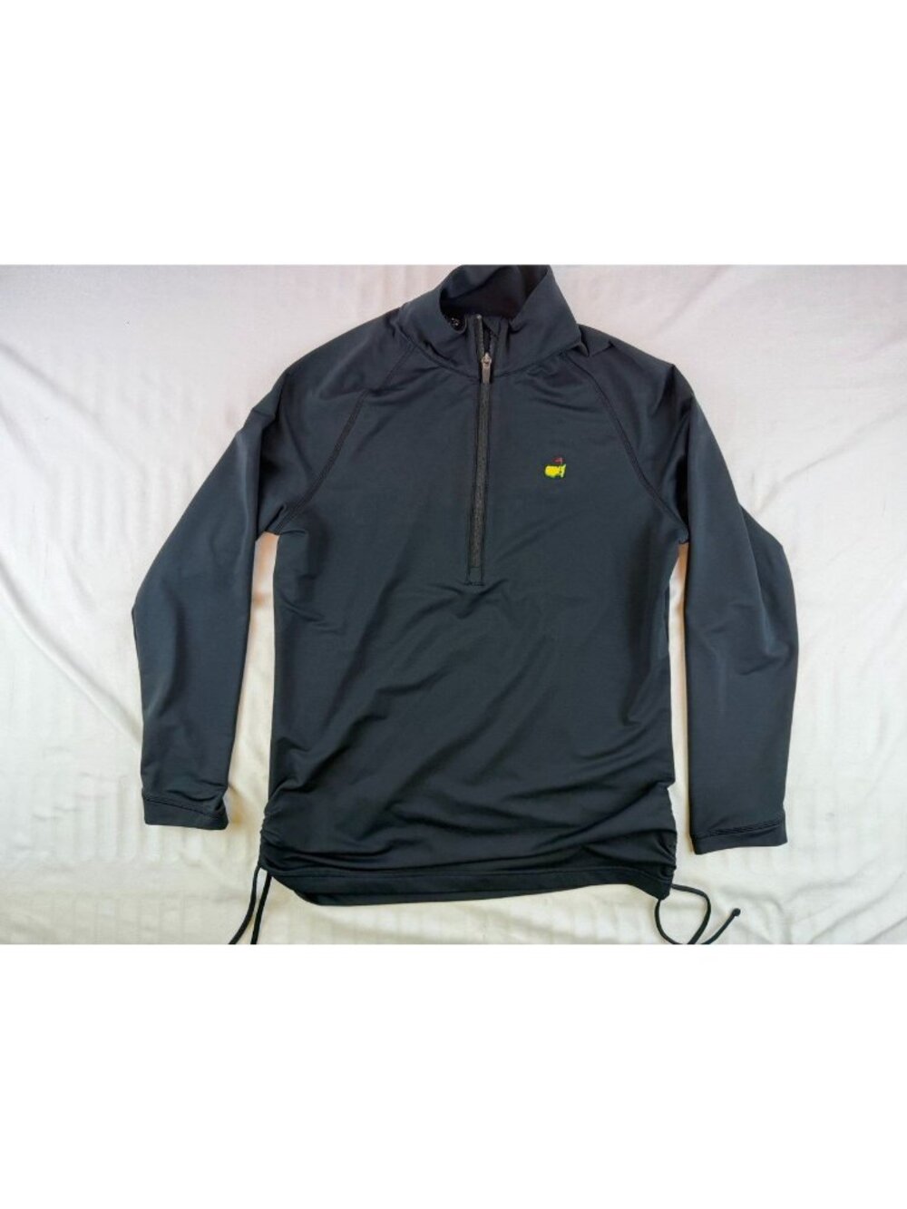 The Masters Magnolia Lane Collection Women's Large Golf 1/4 Zip Top Black